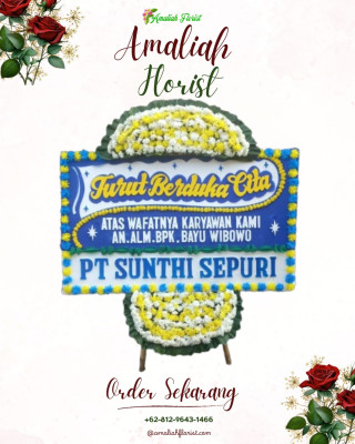Papan Bunga Duka di Pulau Derawan